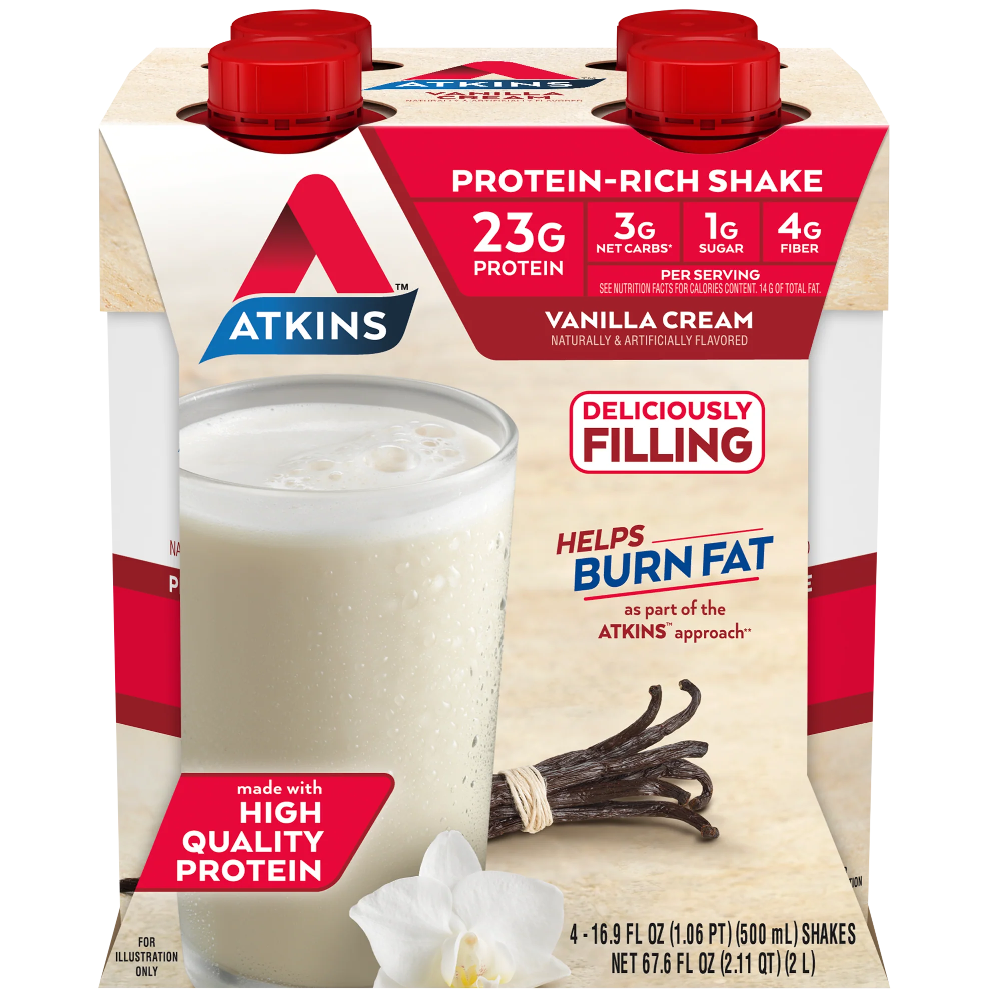 16.9 oz. Vanilla Cream Shake